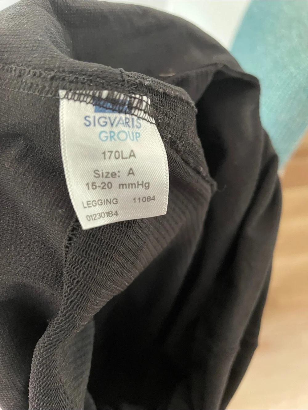 SIGVARIS black compression leggings size A - Picture 2 of 6